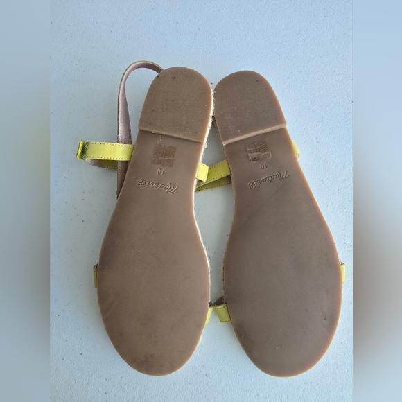 MADEWELL Hallie Espadrille Sandal in Nubuck Leather size 10 - Picture 8 of 9